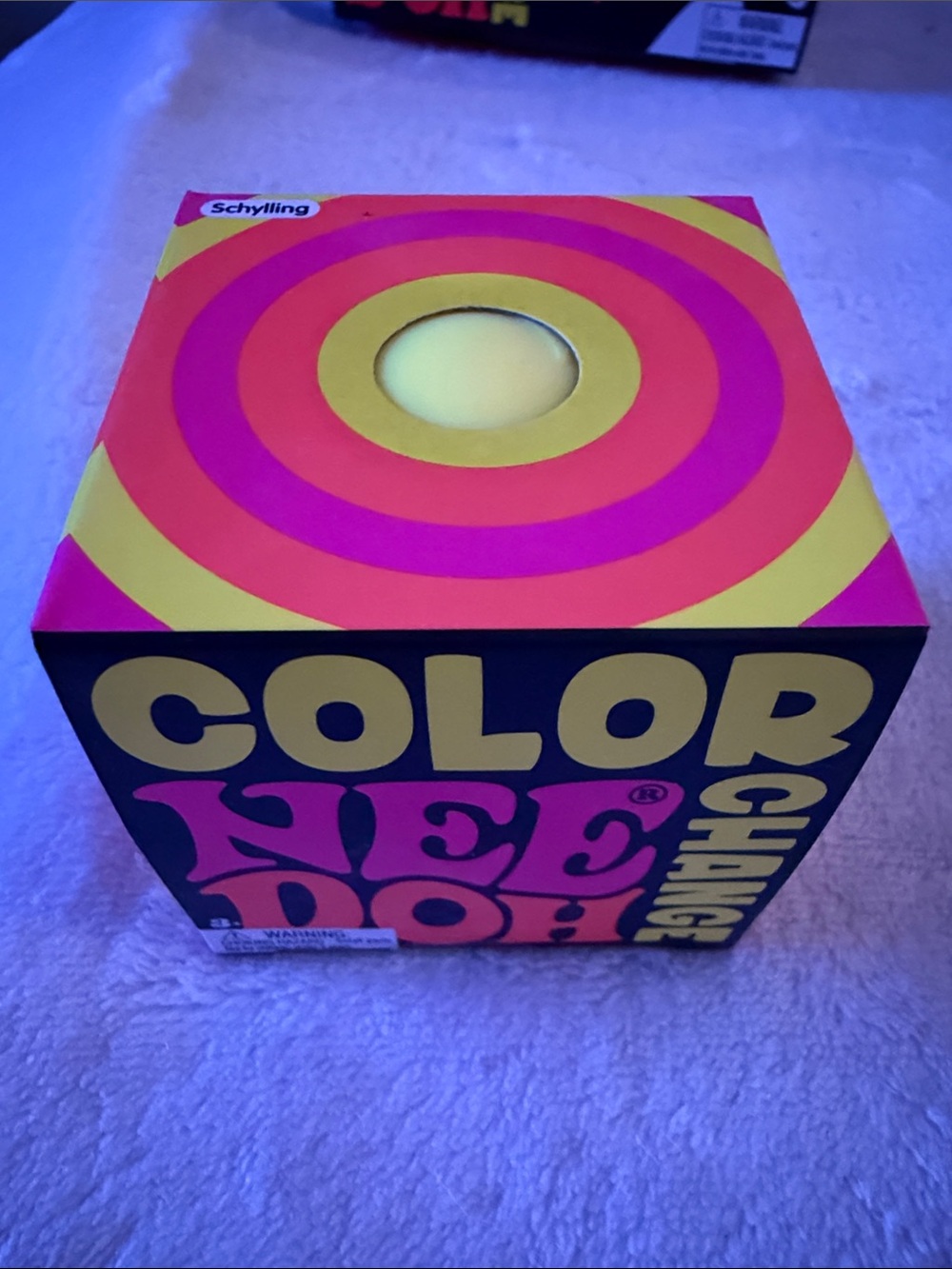 Color Nee-Doh Change Ball - Yellow and Pink